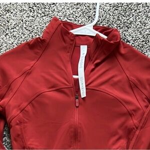 Lululemon Athletica Red orange jacket